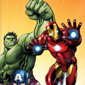 Avengers Fight badhandduk, strandhandduk 70x140 cm