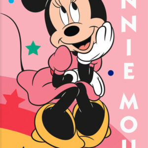 Disney Mimmi Pigg Rainbow Star badhandduk, strandhandduk 70x140 cm