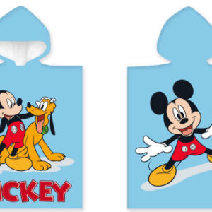 Disney Mickey Pluto strandhandduk poncho 50x100 cm