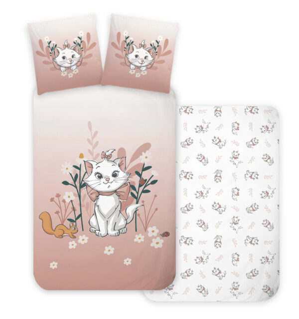 Disney Katten Marie Ombre påslakanset / bäddset, 140x200 cm, 70x90 cm, bomull