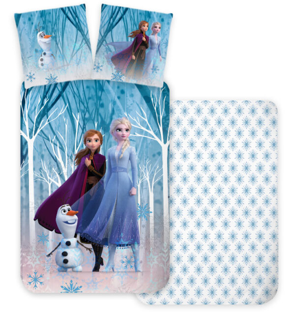 Disney Frost Forest påslakanset / bäddset, 100x135 cm, 40x60 cm, bomull