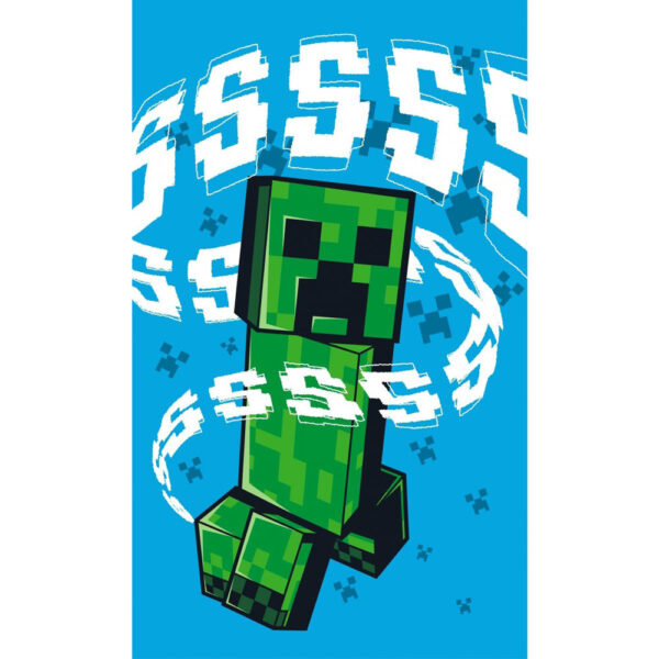 Minecraft Hissing Creeper handduk 30x50 cm
