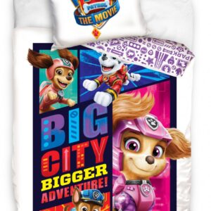 Paw Patrol Bigger Adventure påslakan 140x200 cm, örngott 70x90 cm