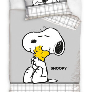 Snoopy & Woodstock barnsängkläder 100x135 cm, 40x60 cm