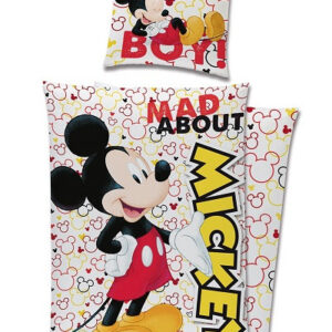 Disney Mickey Mad Bäddset 140x200 cm, 70x90 cm