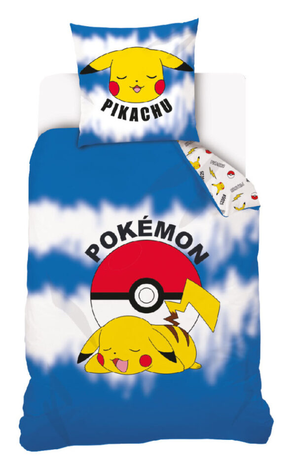 Pokémon påslakanset / bäddset, 140x200 cm, 70x90 cm, bomull