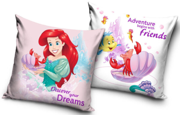 Disney Princess Ariel Kuddfodral 40x40 cm Velour