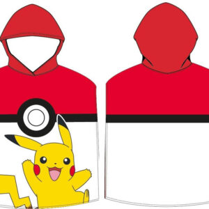 Pokémon Pokeball strandhandduk poncho 50x115 cm