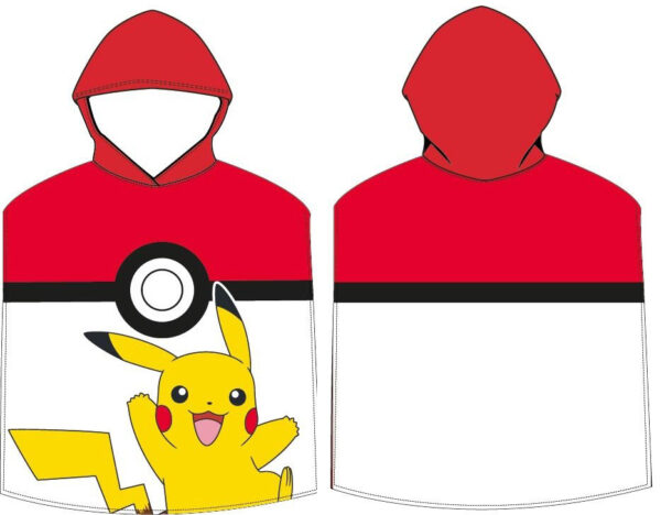Pokémon Pokeball strandhandduk poncho 50x115 cm