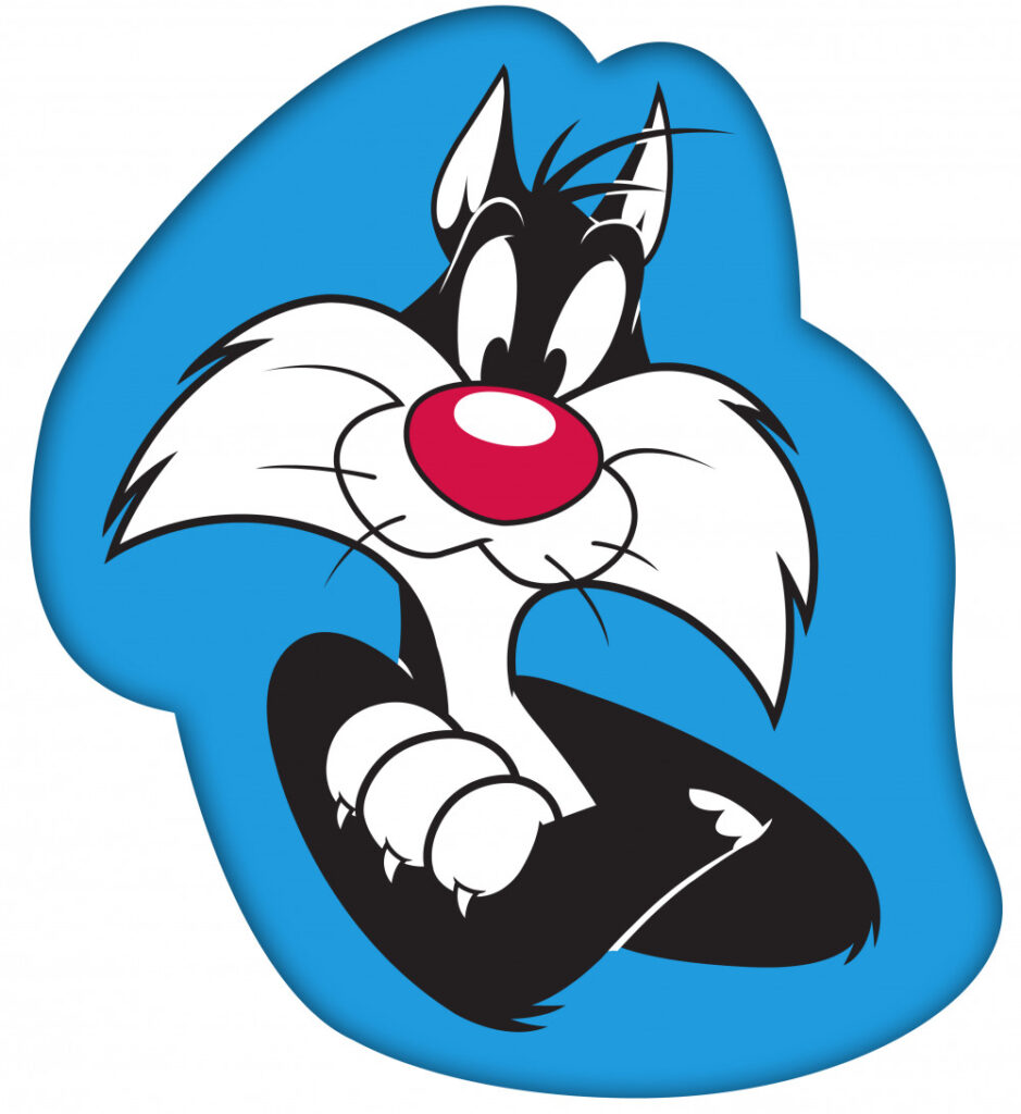 Looney Tunes formad dekorationskudde 32x41 cm