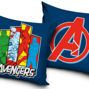 Avengers örngott i velour 40x40 cm