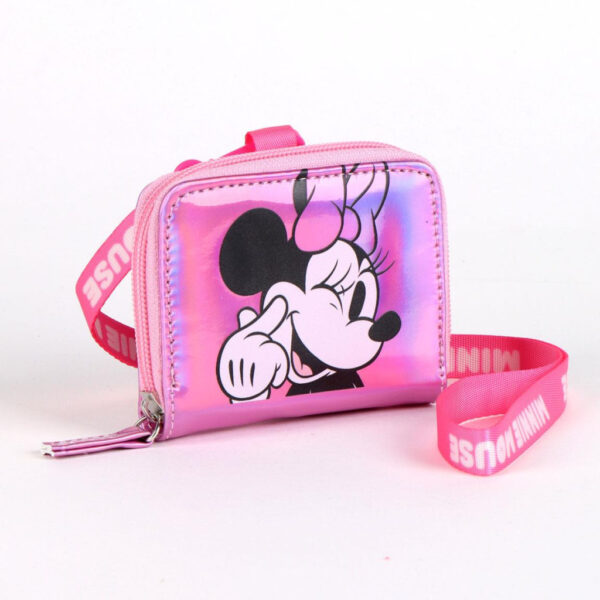 Disney Minnie plånbok med iriserande yta