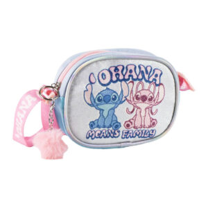 Disney Lilo and Stitch Ohana glittrig axelväska