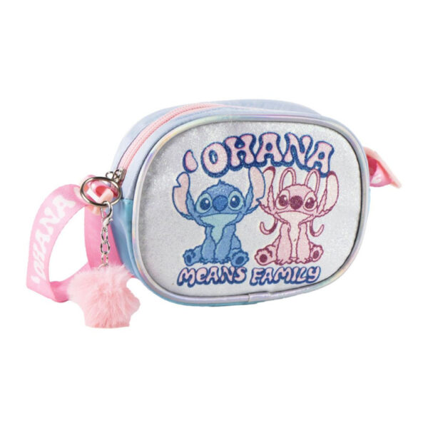 Disney Lilo and Stitch Ohana glittrig axelväska