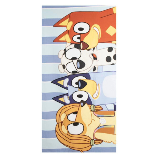 Bluey Happy Moments badhandduk, strandhandduk 70x140 cm