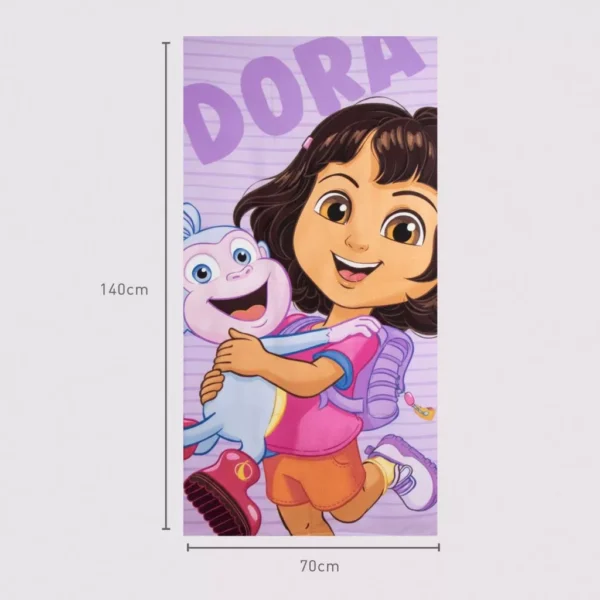 Dora Utforskaren badhandduk, strandhandduk 70x140 cm (Snabbtorkande) - Bild 3