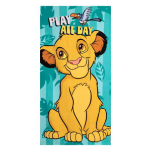 Disney The Lion King badhandduk, strandhandduk 70x140 cm (snabbtorkande)