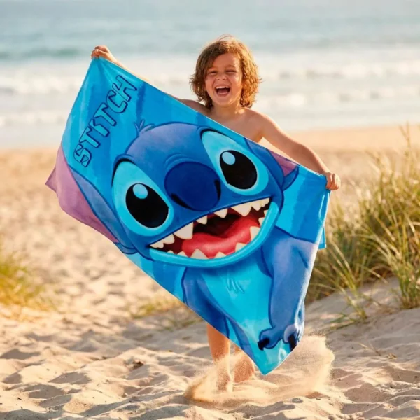 Disney Lilo and Stitch badhandduk, strandhandduk 70x140 cm (Fast Dry) - Bild 5