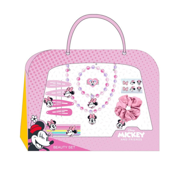 Disney Minnie Rosa håraccessoar- och smyckesset, 15 delar