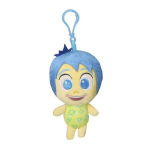 Disney Classics Joy Disney Inside Out 3D mjukisdocka med krok, väsksmycke 12 cm