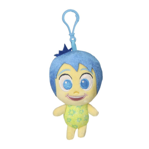 Disney Classics Joy Disney Inside Out 3D mjukisdocka med krok, väsksmycke 12 cm