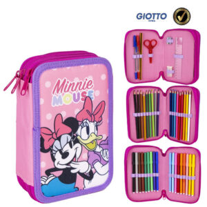 Disney Mimmi Pigg Daisy pennfodral med 3 våningar