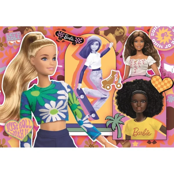 Barbie Skateboard 104-bitars pussel Clementoni - Bild 2