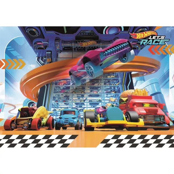 Hot Wheels Mid-air 104-bitars pussel Clementoni - Bild 2