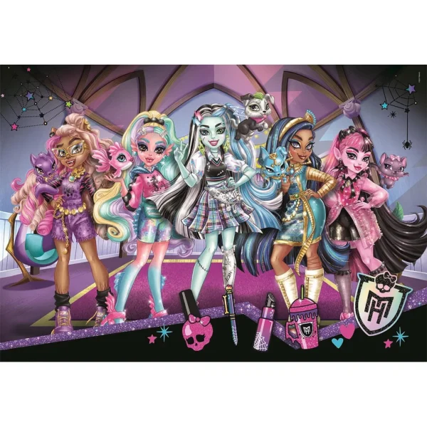 Monster High Glam Squad 104-bitars pussel Clementoni - Bild 2
