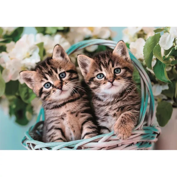 Katter Lovely Twins pussel 60 bitar från Clementoni - Bild 2