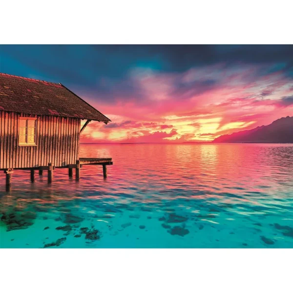 Colour Paradise Sunset 500-bitars Peace-pussel från Clementoni - Bild 2