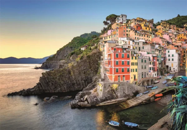 Cities Riomaggiore Italien 500-bitars kompakt pussel Clementoni - Bild 2