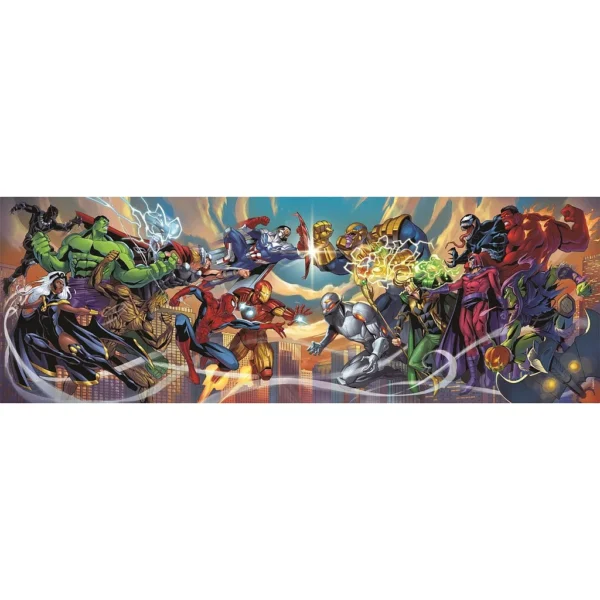 Avengers vs Villains 1000-bitars panoramapussel Compact Clementoni - Bild 2