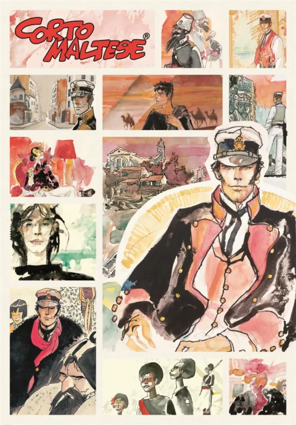 Anime Captain Corto Maltese 1000 bitars kompakt pussel Clementoni - Bild 2