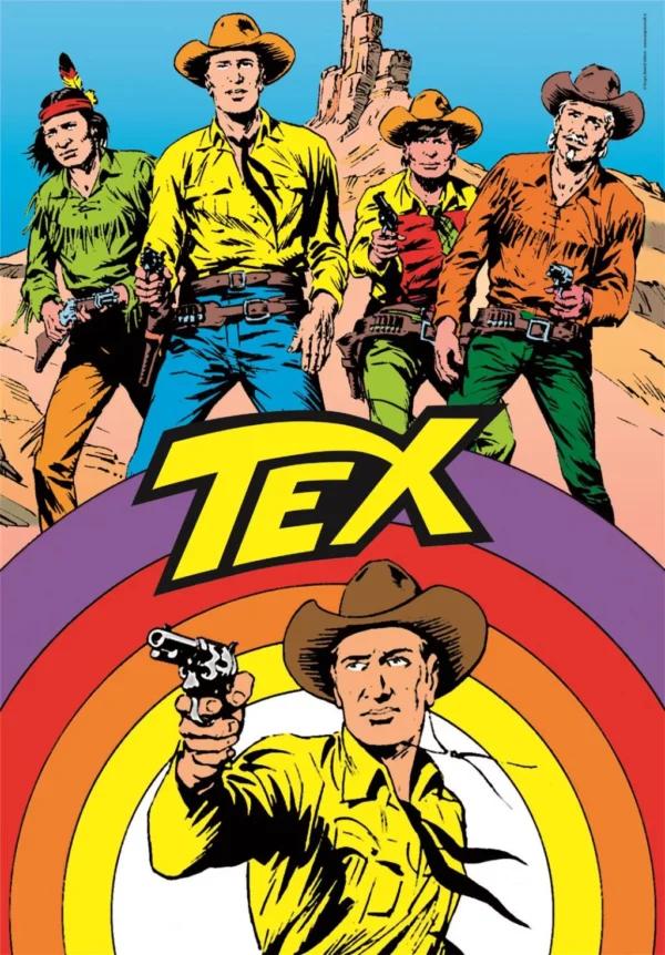 Anime Rainbow Tex Willer 1000-bitars kompakt pussel Clementoni - Bild 2