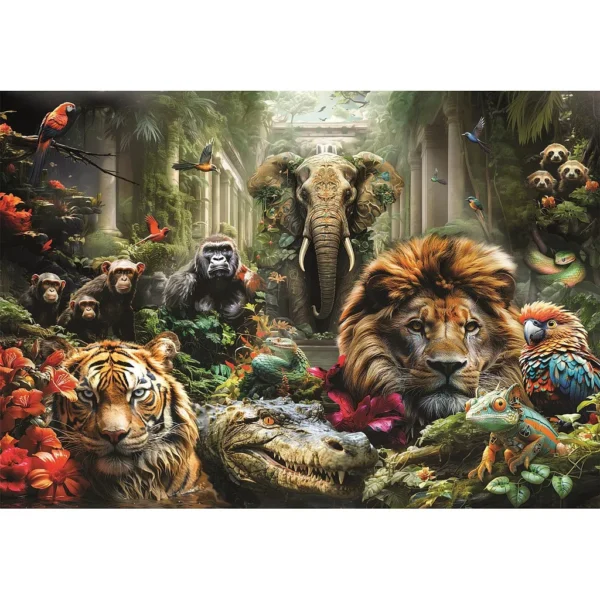 Animals Mystic Jungle 1000-bitars Clementoni pussel - Bild 2