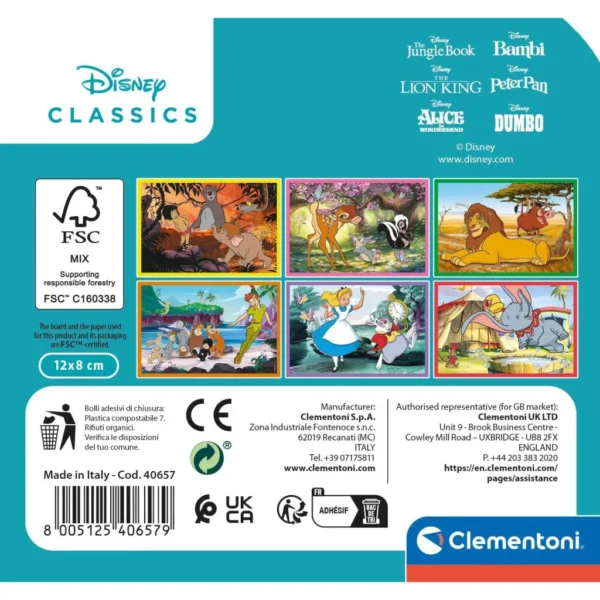 Disney Classics Loveable Kubpussel 6 delar Clementoni - Bild 2