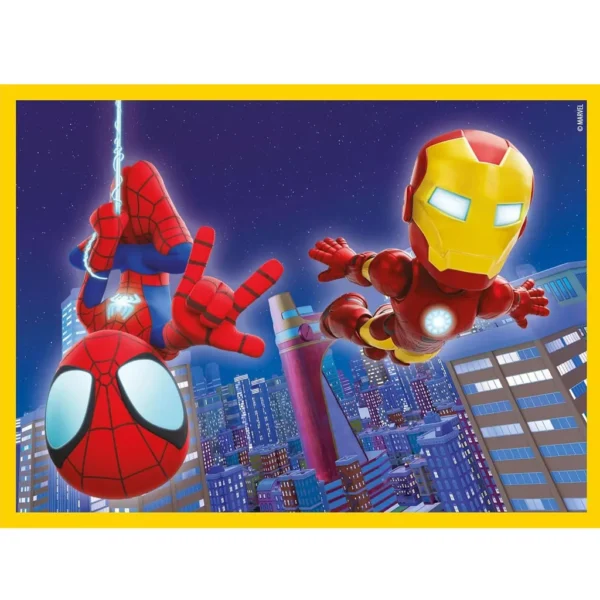 Spindelmannen Spidey 12-delars Kubpussel från Clementoni - Bild 4