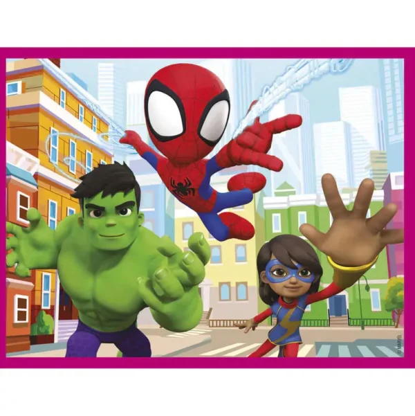 Spindelmannen Spidey 12-delars Kubpussel från Clementoni - Bild 2