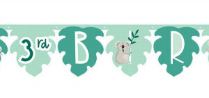 Koala Eucalyptus Happy Birthday Gigantisk Banner 320 cm