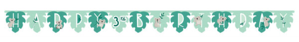 Koala Eucalyptus Happy Birthday Gigantisk Banner 320 cm