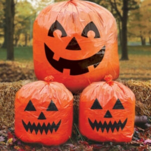Halloween dekorativt lövpåse set 3 delar