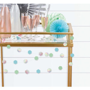Colour Shimmering Party mini girlang 213 cm, 6-pack