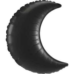 Colour Onyx halvmåneformad folieballong 66 cm