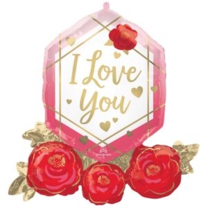 Love Love You folieballong 76 cm