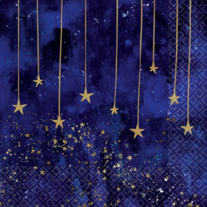 Happy New Year Midnight servetter 16-pack 33x33 cm