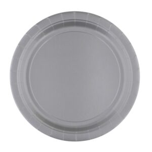 Colour Silver Pappersassiett 8-pack 23 cm