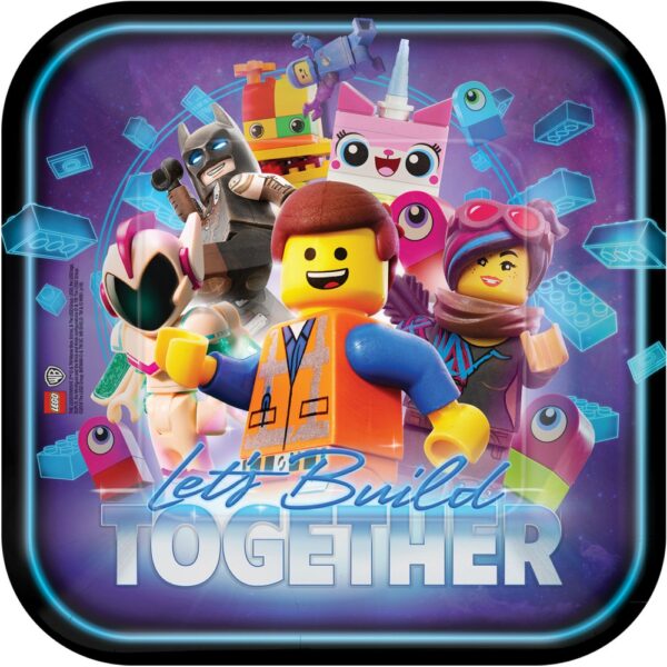 Lego Movie äventyrspappersassietter 8 st 23 cm
