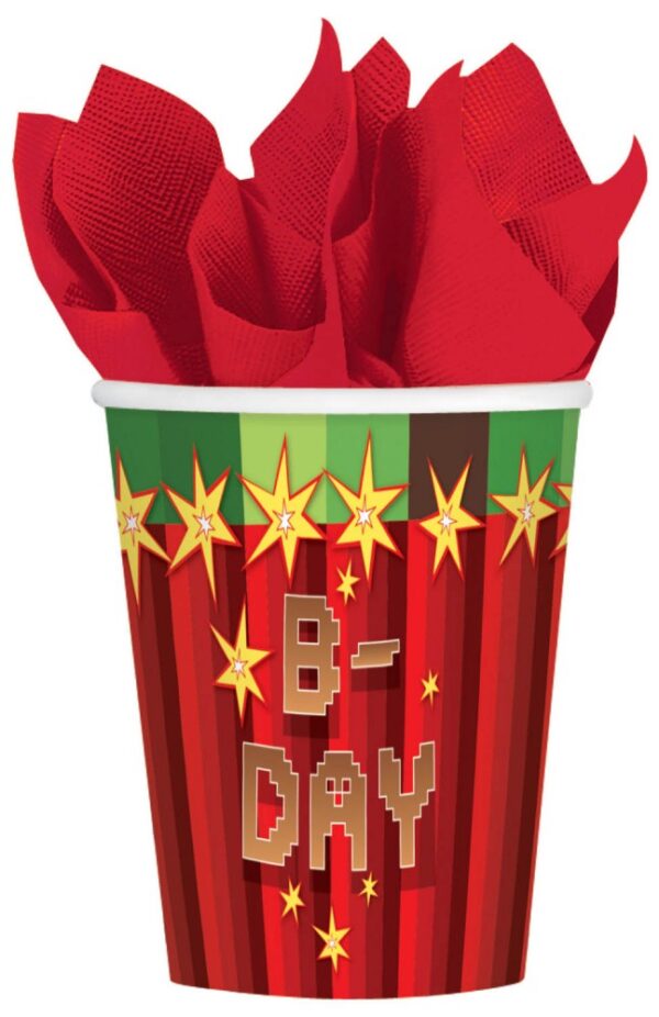 Party Boom TNT pappersmuggar 8-pack 250 ml