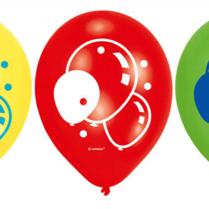 Ballong Flerfärgad, 6 st 9 tum (22,8 cm)